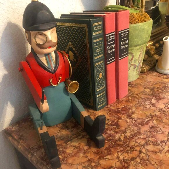 NWT MIDWEST IMPORTS British Master Fox Huntsman Wooden Figurine 17” - Picture 4 of 7